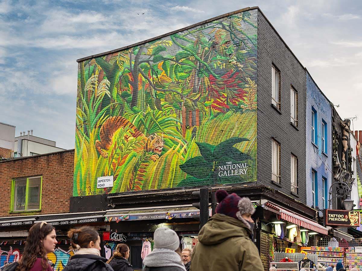 Murals reMastered: Henri Rousseau's Surprised!